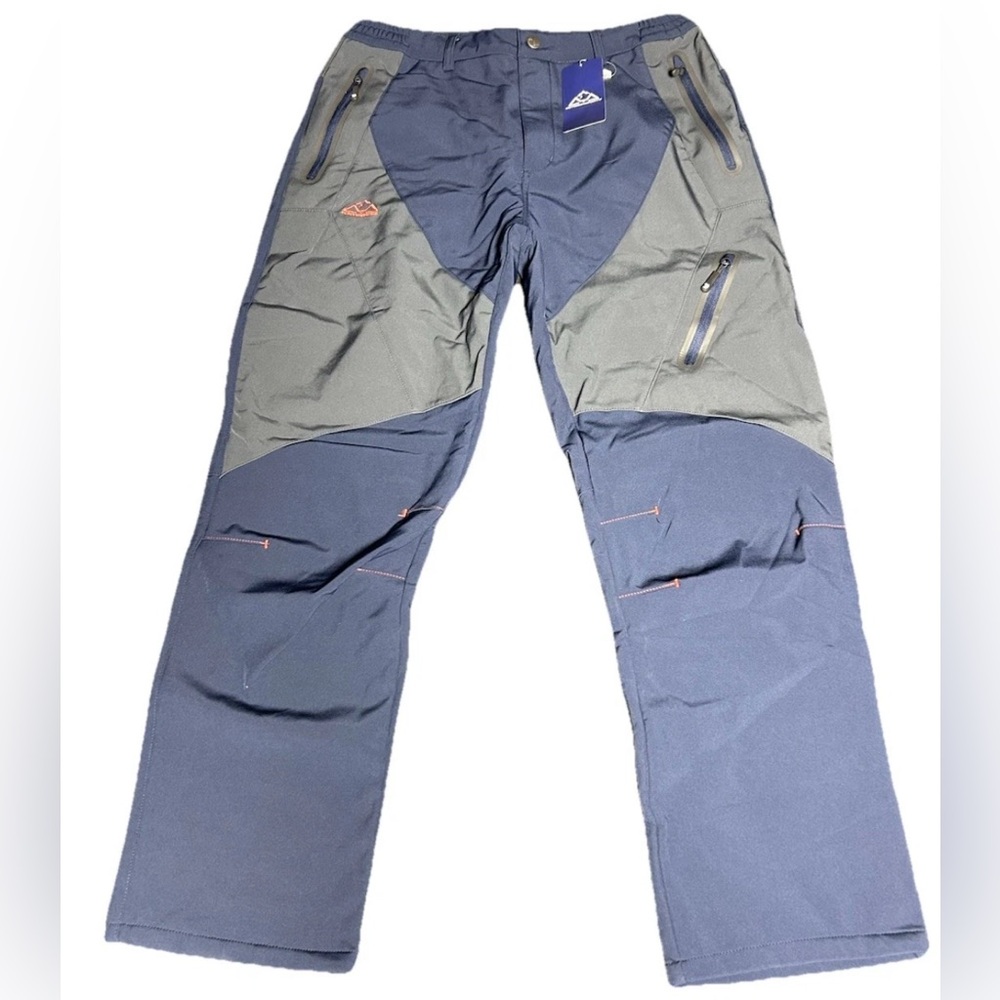 Men’s SNOW PANTS Insulated Soft Shell Fleece Lined Ski Hiking 32x34